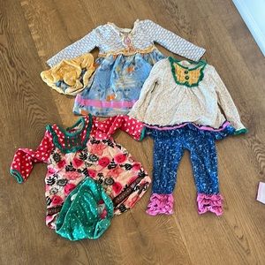 Matilda Jane 12-18 month lot of 6 fall/Christmas